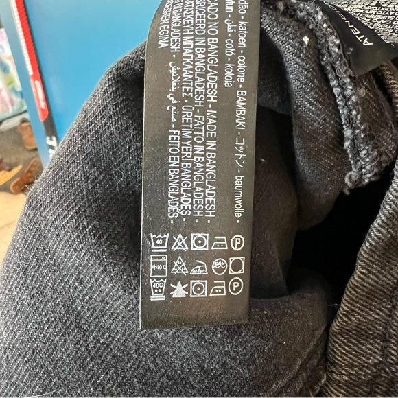 Zara  Black Denim Mini Dress|Medium - Picture 9 of 9